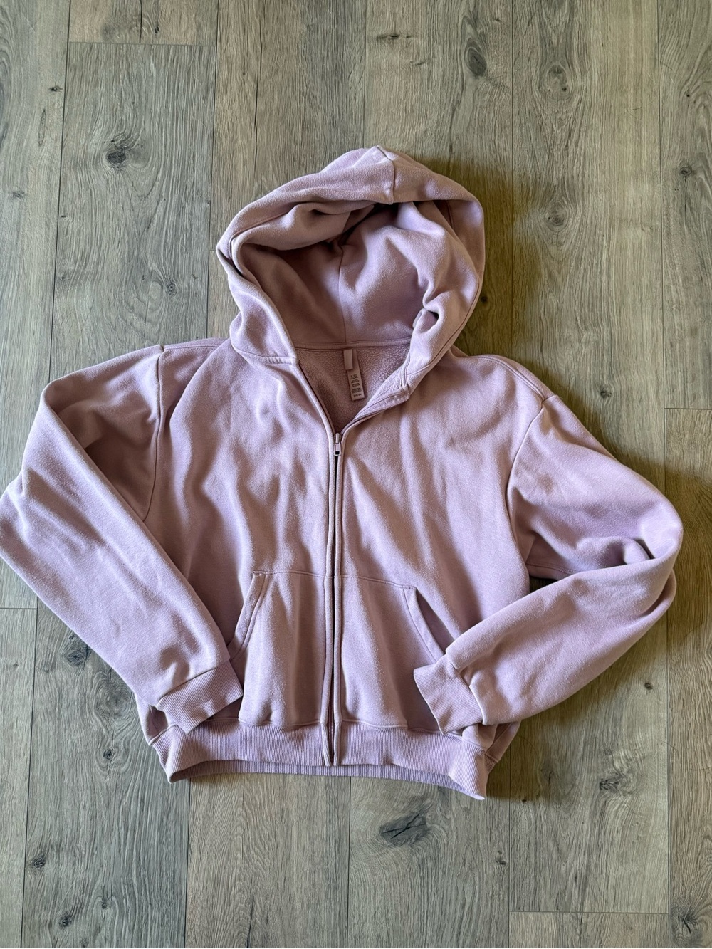 SKIMS PInk Hooded Sweatshirt